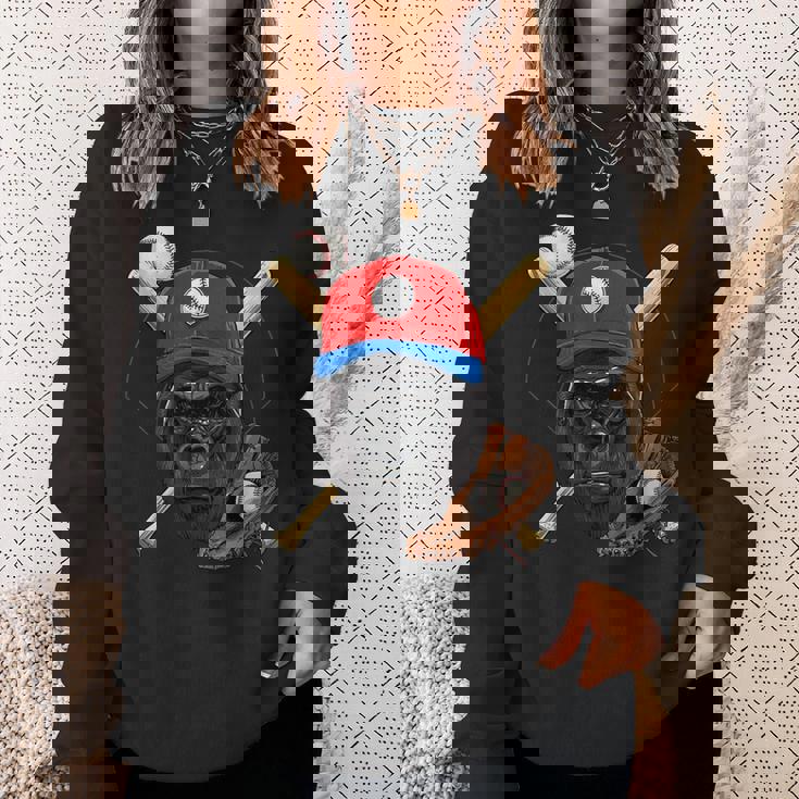 ゴリラ野球 ゴリララバーズ 野球選手 スウェットシャツ 彼女への贈り物