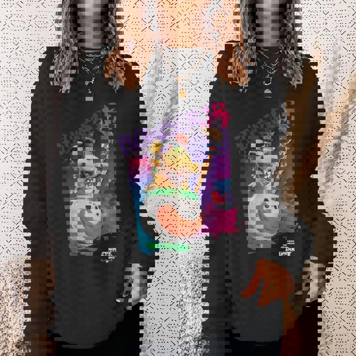 ザ・スーパーマリオギャラクシー・ムービー Bowser Jr Takes Over 長袖tシャツ スウェットシャツ 彼女への贈り物