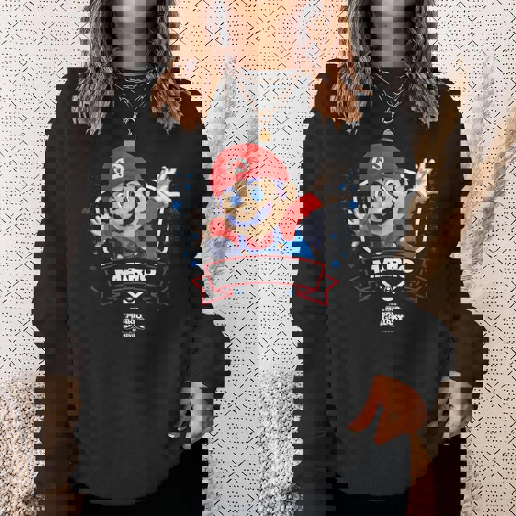 ザ・スーパーマリオギャラクシー・ムービー Mario Champion スウェットシャツ 彼女への贈り物