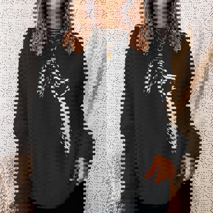 シェットランド・シープドッグ ポートレート シルエット 犬 シェルティー・ドッグ スウェットシャツ 彼女への贈り物