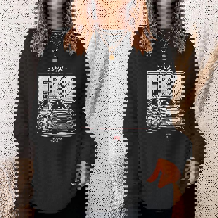 シビック タイプr Fk 8 日本車 長袖tシャツ スウェットシャツ 彼女への贈り物