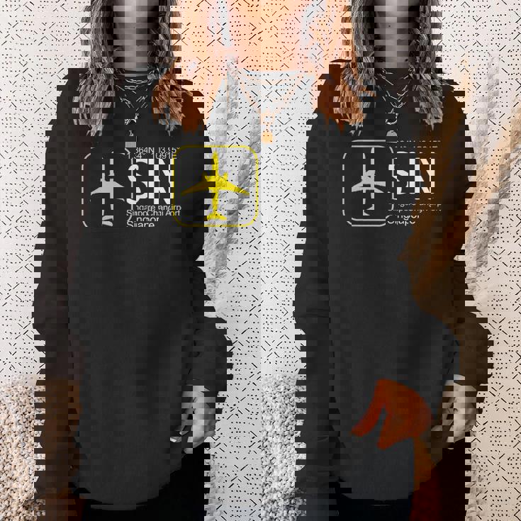 シンガポール・チャンギ国際空港航空フライトクルー。 スウェットシャツ 彼女への贈り物