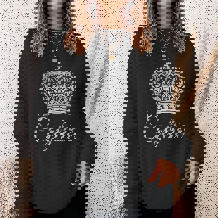 シンシア女王 女王 名前 王冠 リーガル プリンセス スウェットシャツ 彼女への贈り物