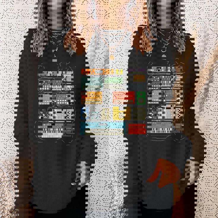 シンセサイザー と エレクトロニック・ミュージシャン と Dj スウェットシャツ 彼女への贈り物