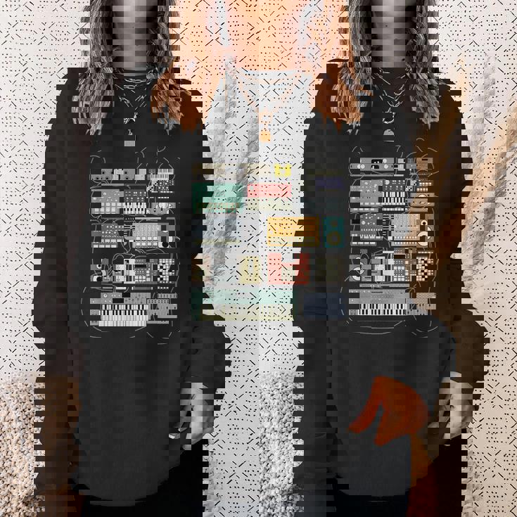 シンセサイザー エレクトロニック・ミュージシャン と Dj スウェットシャツ 彼女への贈り物