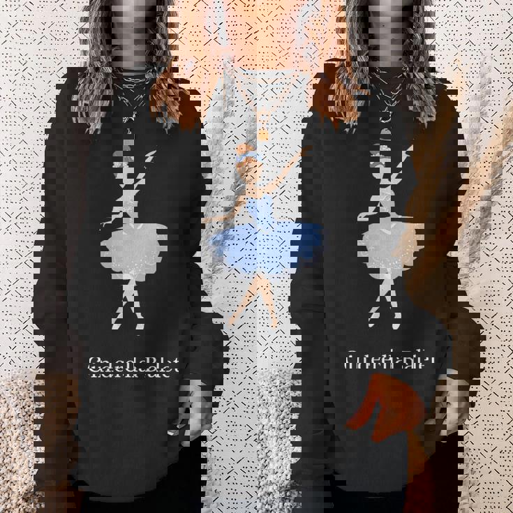 シンデレラ バレエ バレリーナ ポワント ダンサー ダンス グラフィック スウェットシャツ 彼女への贈り物