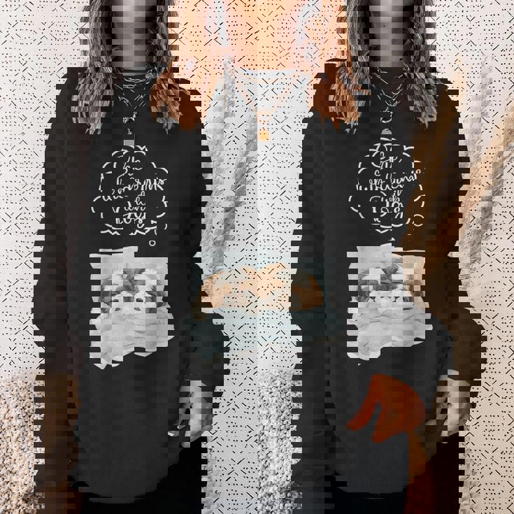 シーズー 犬 ナイトガウン パジャマ スウェットシャツ 彼女への贈り物