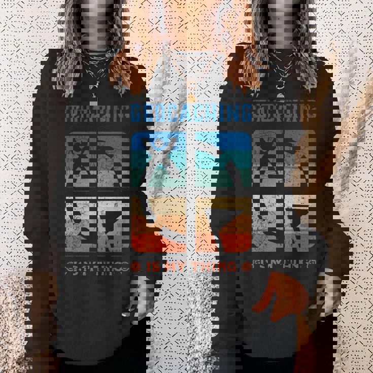 ジオキャッシャー ジオキャッシング用品 キット ツール 小物入れ ジオキャッシング 長袖tシャツ スウェットシャツ 彼女への贈り物