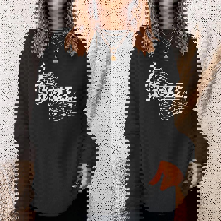 ジャズミュージシャン 楽譜 ジャズノート スウェットシャツ 彼女への贈り物