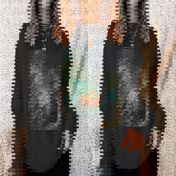 ジャンオノレ・フラゴナール作 スイングペインティング スウェットシャツ 彼女への贈り物