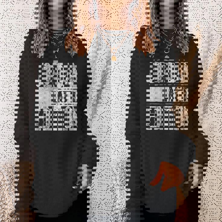 ジョークシャツ ジョーダン 限定版 面白い名前入り スウェットシャツ 彼女への贈り物