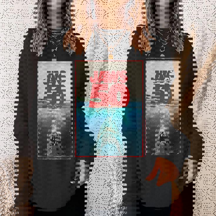 ジョーズ 50 ジョーズ 2025 セレブレーション クラシック スウェットシャツ 彼女への贈り物