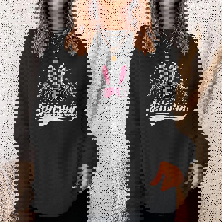 スキーポケット スキー ハザル スキー ゴーグル Apres スキー スキー ウサギ スウェットシャツ 彼女への贈り物