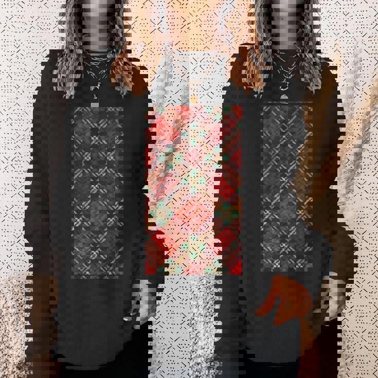 スコットランドのタータンチェック柄。 スウェットシャツ 彼女への贈り物