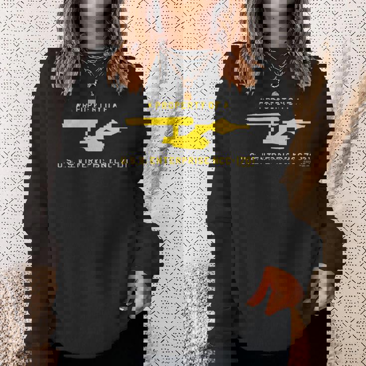 スタートレック オリジナルシリーズ USSエンタープライズプロパティ スウェットシャツ 彼女への贈り物