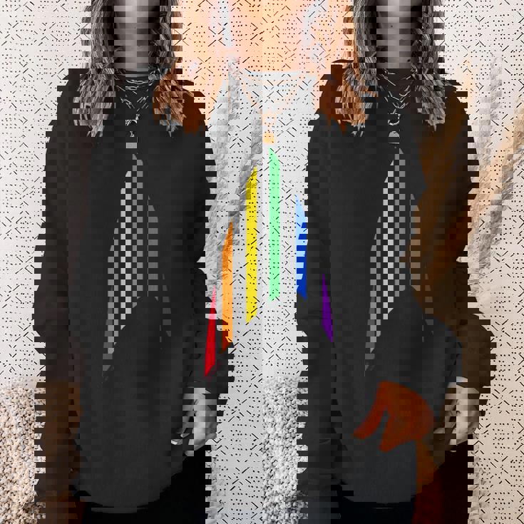 スタートレック オリジナルシリーズ プライドレインボーデルタ 長袖tシャツ スウェットシャツ 彼女への贈り物