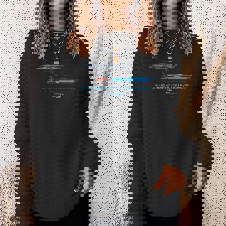 スタートレック 下段デッキ めったにお出かけ スウェットシャツ 彼女への贈り物