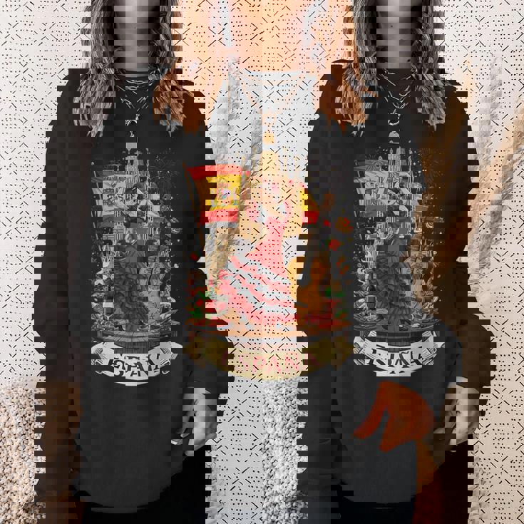 スペイン フラメンコ セビリア アンダルシア バルセロナ スウェットシャツ 彼女への贈り物