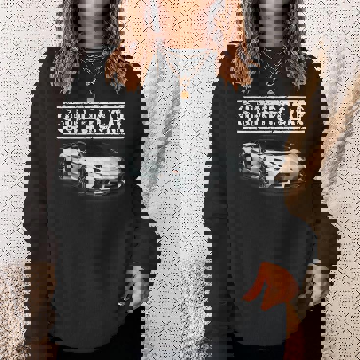 スポーツカーファンに最適なスーtシャツ スウェットシャツ 彼女への贈り物