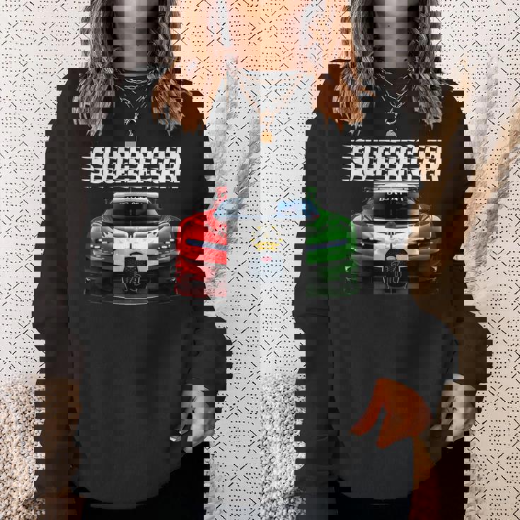 スポーツカーファンのためのスーtシャツ スウェットシャツ 彼女への贈り物