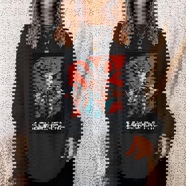 スラッジメタル ヘビーメタル ブラックメタル ドゥームメタル デスメタル スウェットシャツ 彼女への贈り物