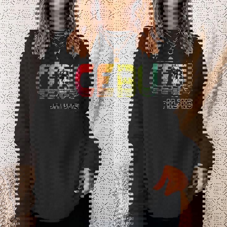 セブ島 フィリピンのセブ市 スウェットシャツ 彼女への贈り物