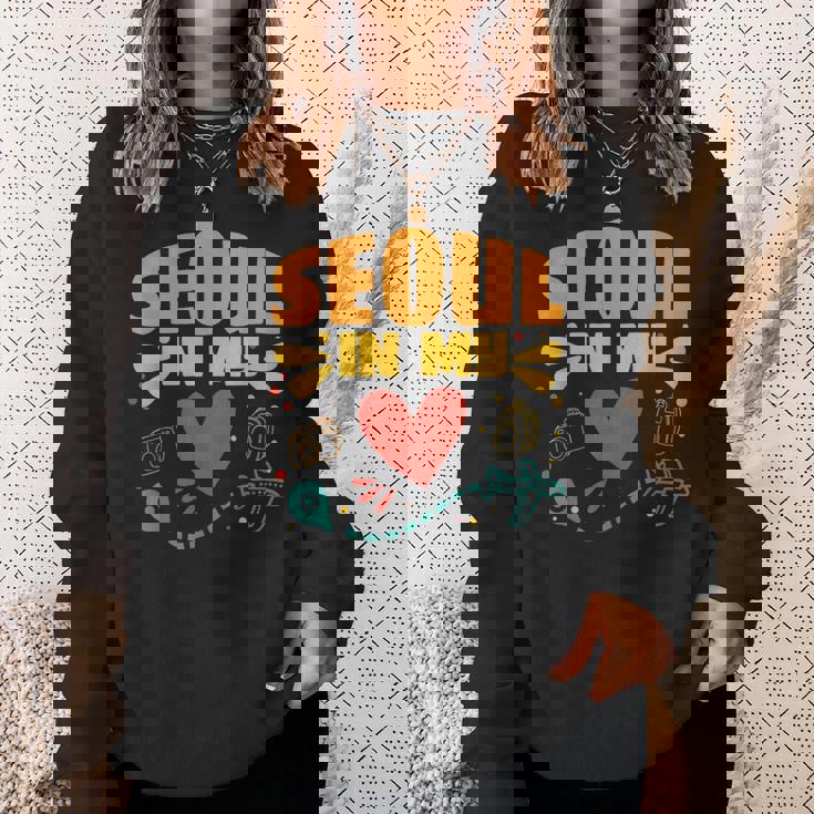 ソウル・イン・マイ・ハート 韓国からのお土産 スウェットシャツ 彼女への贈り物