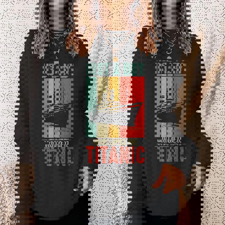 タイタニックボーイラブズ タイタニック ボーイズ タイタニック ボーイズ キッズ ユース スウェットシャツ 彼女への贈り物