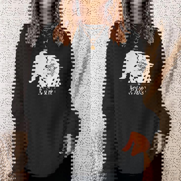 タイプーケット 象 グラフィック タイ土産 旅行ギフト スウェットシャツ 彼女への贈り物