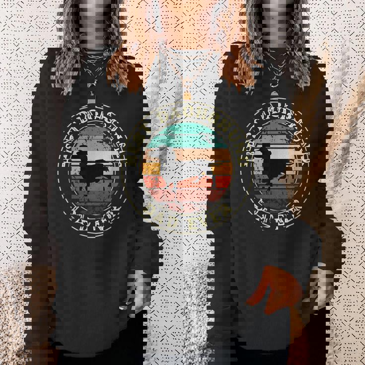 ダックスフンド ダックスフンド 男性用 ギフト アイデア ファニー ダディ ドッグ スウェットシャツ 彼女への贈り物