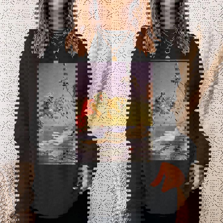 ダリの蜂の飛びによって生じる夢 スウェットシャツ 彼女への贈り物