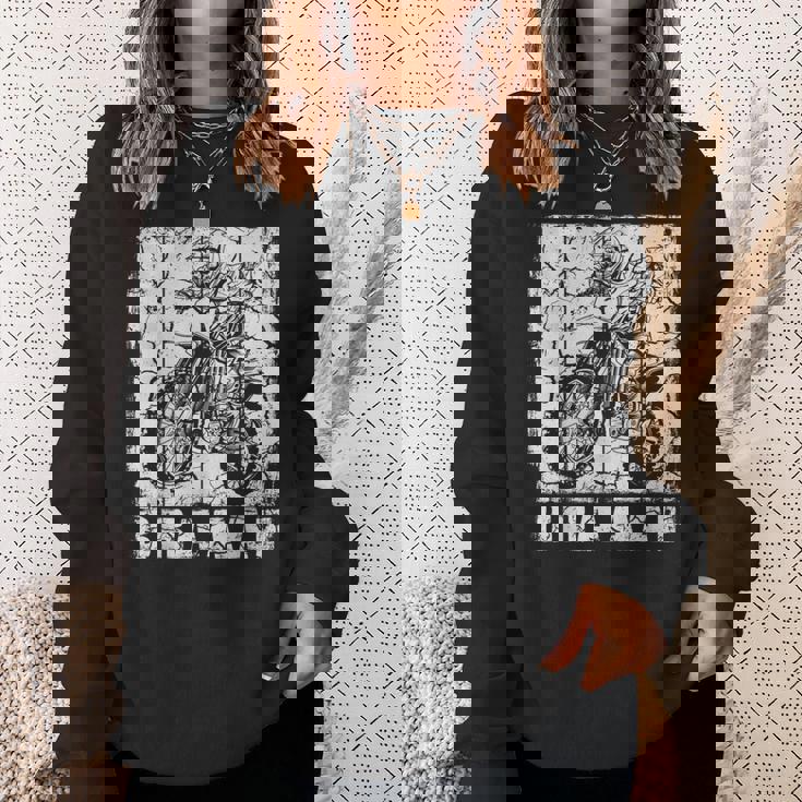 ダートバイク用ブラップデザイン モトクロス ダートバイク スウェットシャツ 彼女への贈り物