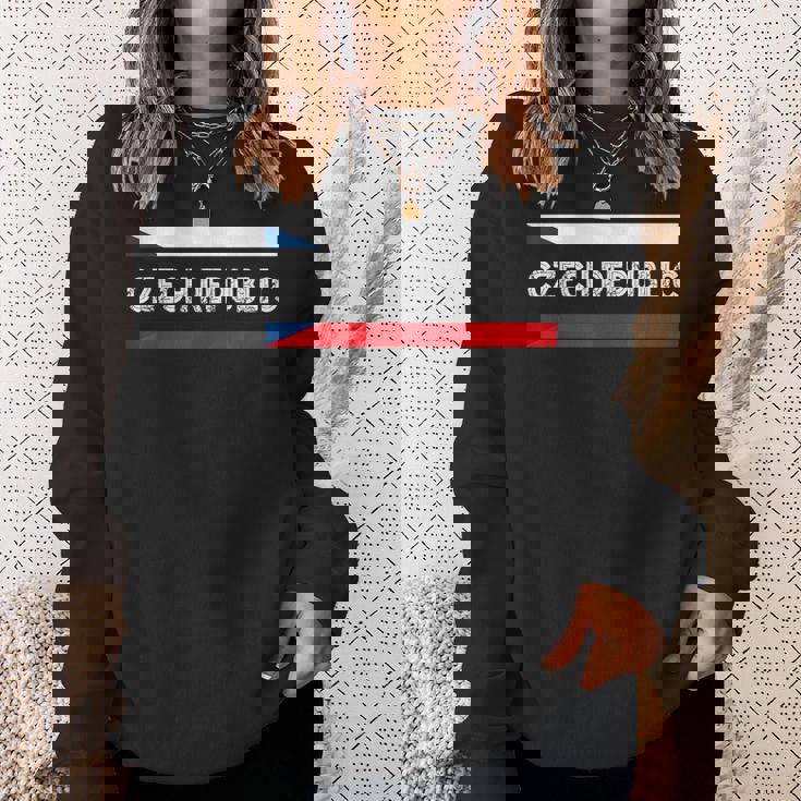 チェコ共和国 国旗 チェコ プライド チェコルーツ チェコ国旗 スウェットシャツ 彼女への贈り物