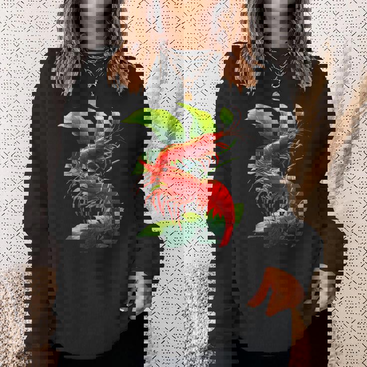 チェリーシュリンプ ブリーダー ネオカラディナ 淡水水族館 エビ スウェットシャツ 彼女への贈り物