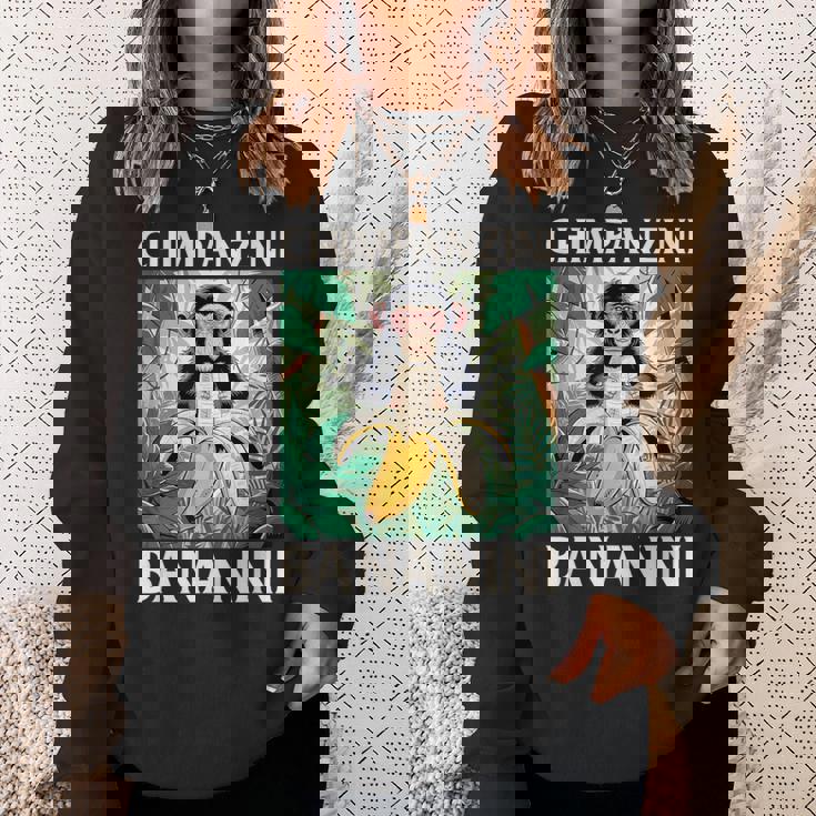 チンパンジーニ バナニーニ イタリアン ブレイン ロート ミーム スウェットシャツ 彼女への贈り物