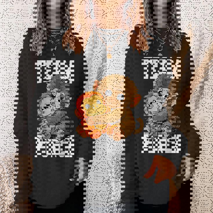 チームパンチ ザモンキー パンチ君 日本動物園 ぬいぐるみ スウェットシャツ 彼女への贈り物