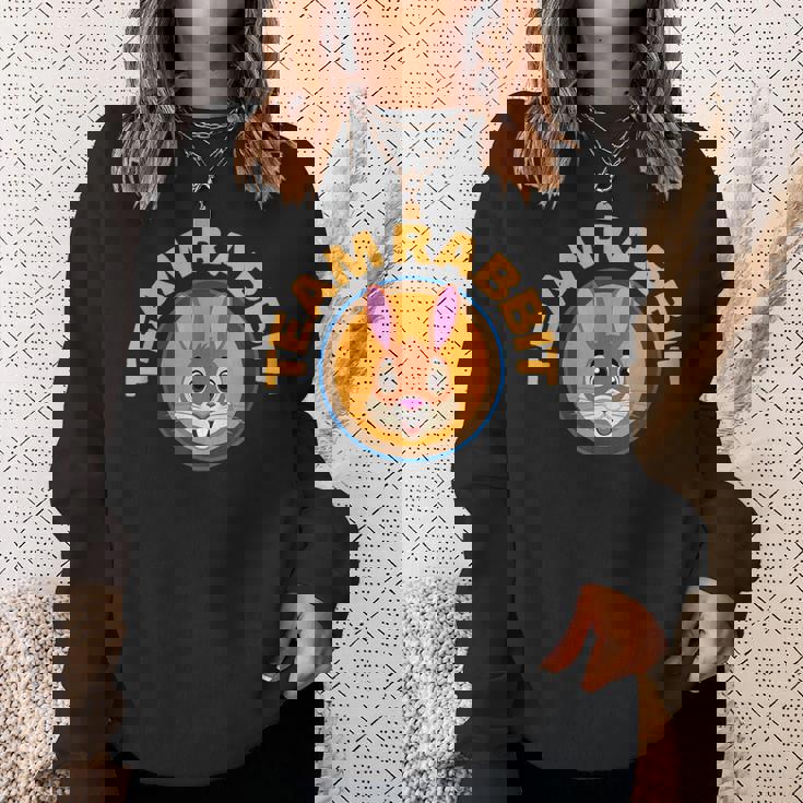 チームラビット スポーツバッジ スウェットシャツ 彼女への贈り物