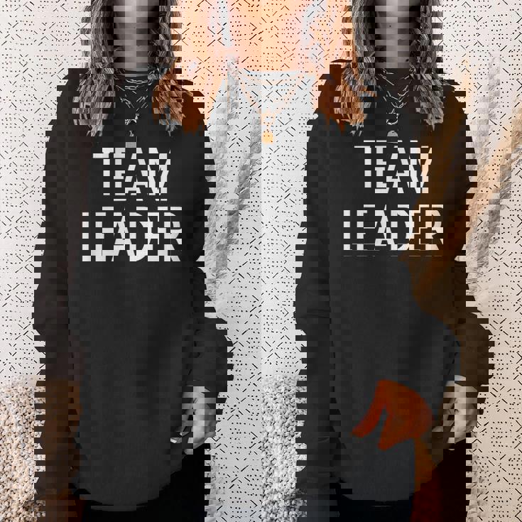 チームリーダー スウェットシャツ 彼女への贈り物