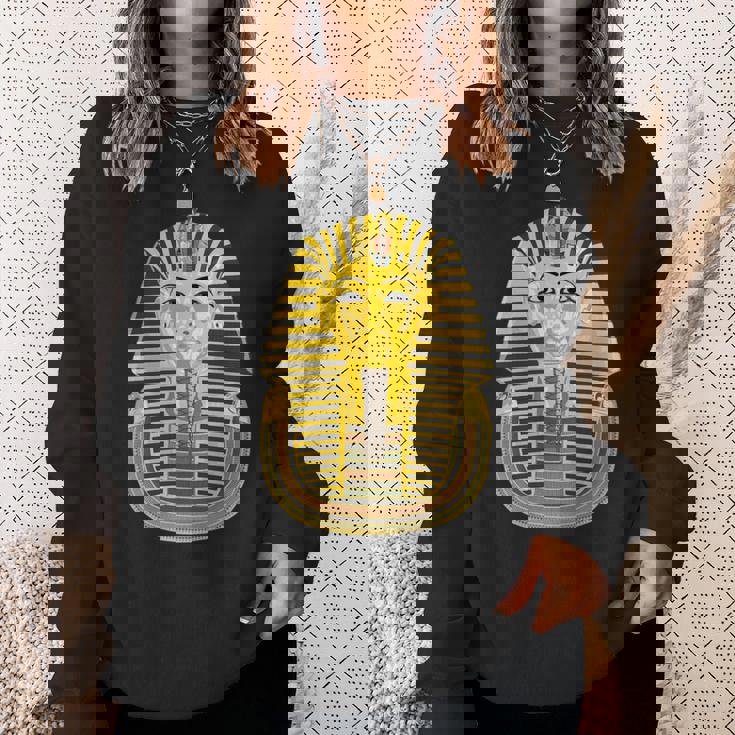 ツタンカーメン エジプトのファラオ王 ツタンカーメン 長袖tシャツ スウェットシャツ 彼女への贈り物