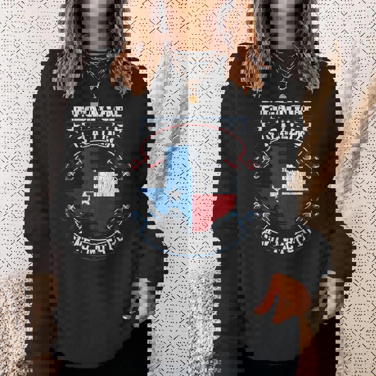 テキサスのピーカンギャップが電話していて、私は行かなければなりません スウェットシャツ 彼女への贈り物