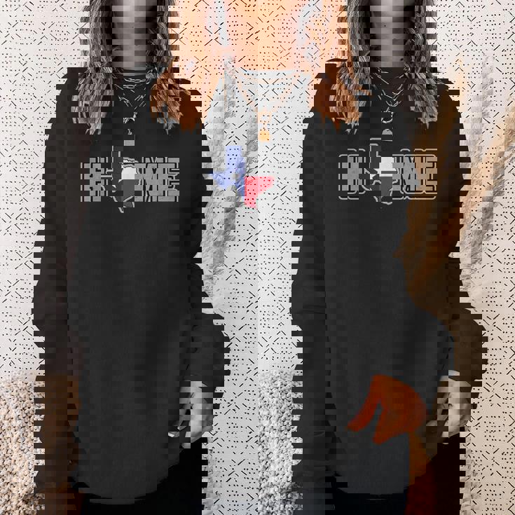 テキサスシャツ テキサスはホーム、ローンスター州の地図 スウェットシャツ 彼女への贈り物