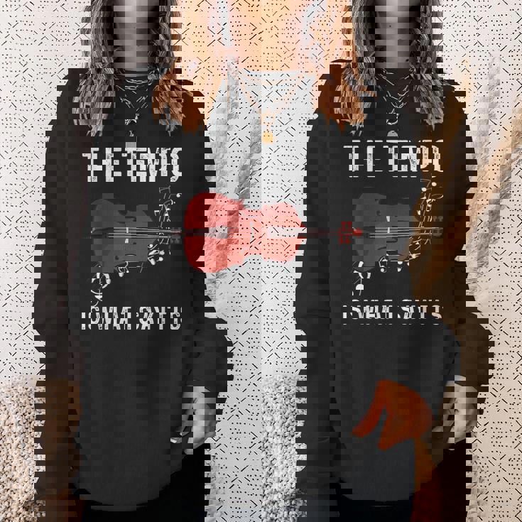 テンポは私が言うとおり スウェットシャツ 彼女への贈り物