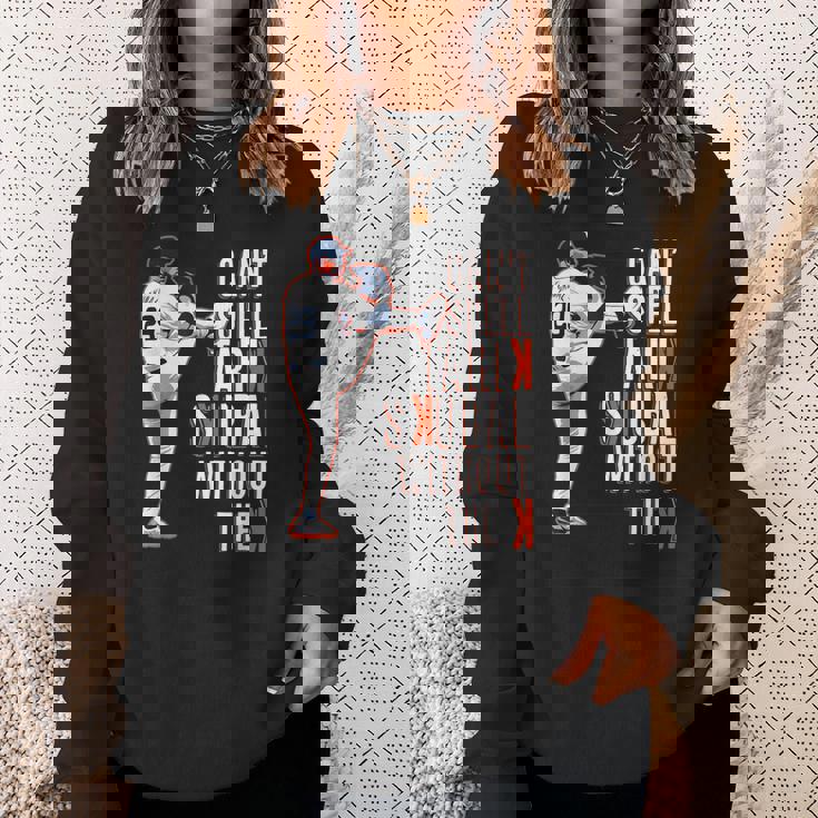 デトロイト・タリック・スクーバル-Kなしではスクーバルは綴れない スウェットシャツ 彼女への贈り物