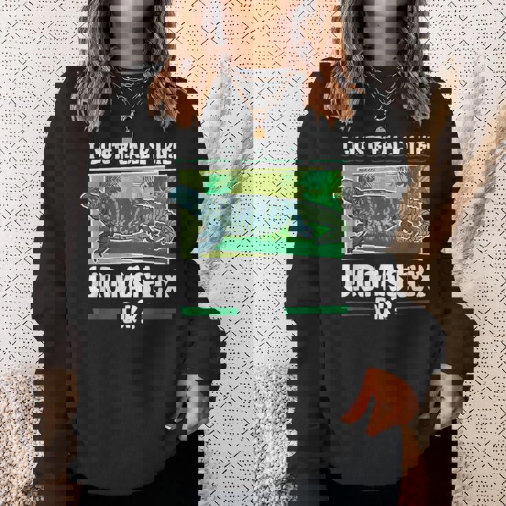 トゲオアガマが大好き スウェットシャツ 彼女への贈り物