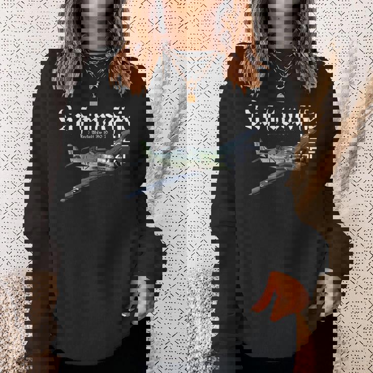 ドイツ ウォーバード I フォッケウルフ Fw 190 I Ww2 エアクラフト スウェットシャツ 彼女への贈り物