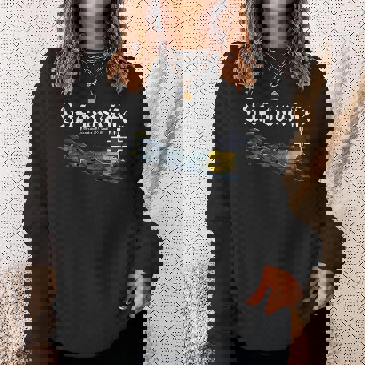 ドイツ戦闘機 I ドイツ軍のウォーバード I ドイツ空軍 第二次世界大戦 スウェットシャツ 彼女への贈り物