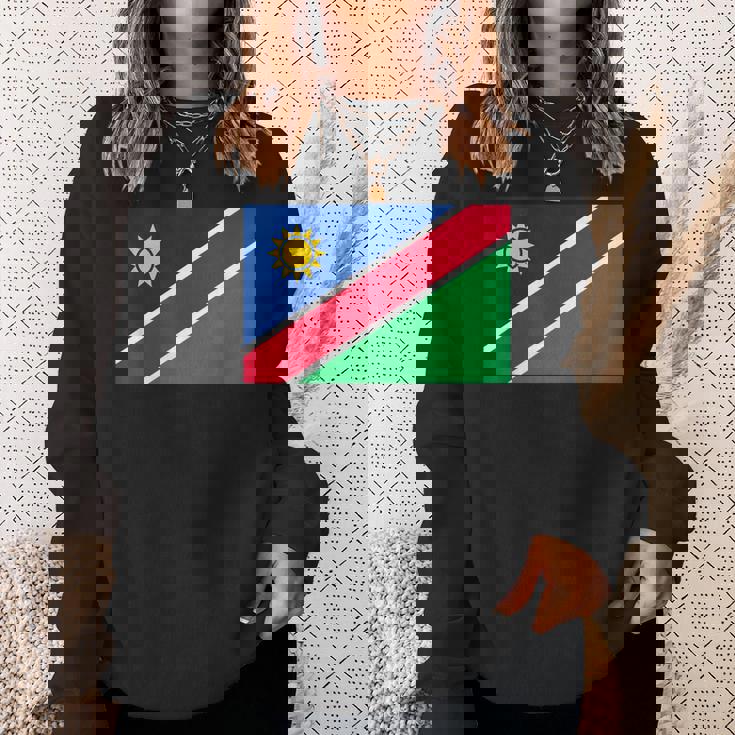 ナミビアの国旗 スウェットシャツ 彼女への贈り物