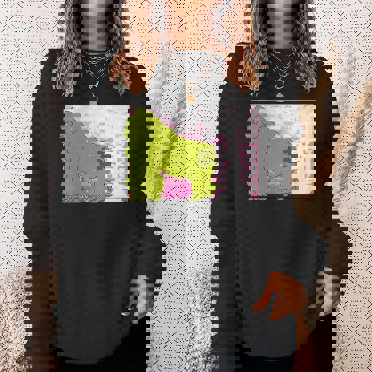 ニシゴリラのタロウさん 50 長袖tシャツ スウェットシャツ 彼女への贈り物