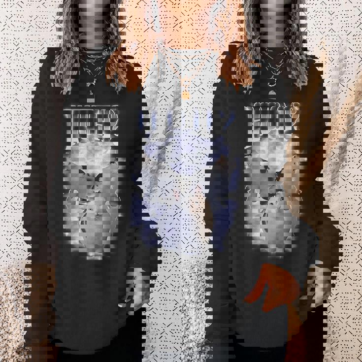 ハ゛ー キャット チョンキー ベンミーム 90年代 愚かな猫 特定 ダンク ミーム スウェットシャツ 彼女への贈り物