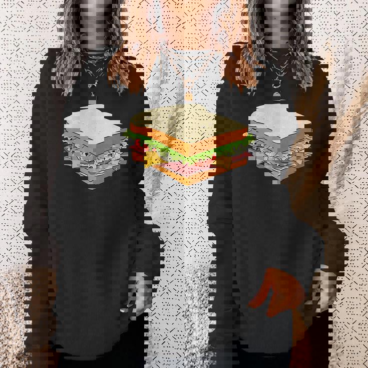 ハム&チーズサンドイッチ スウェットシャツ 彼女への贈り物